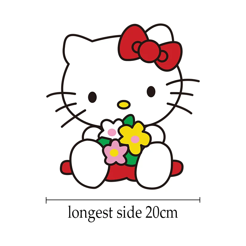 Мультяшный комплект Hello Kitty для детей милая кошка термопереводки детской одежды