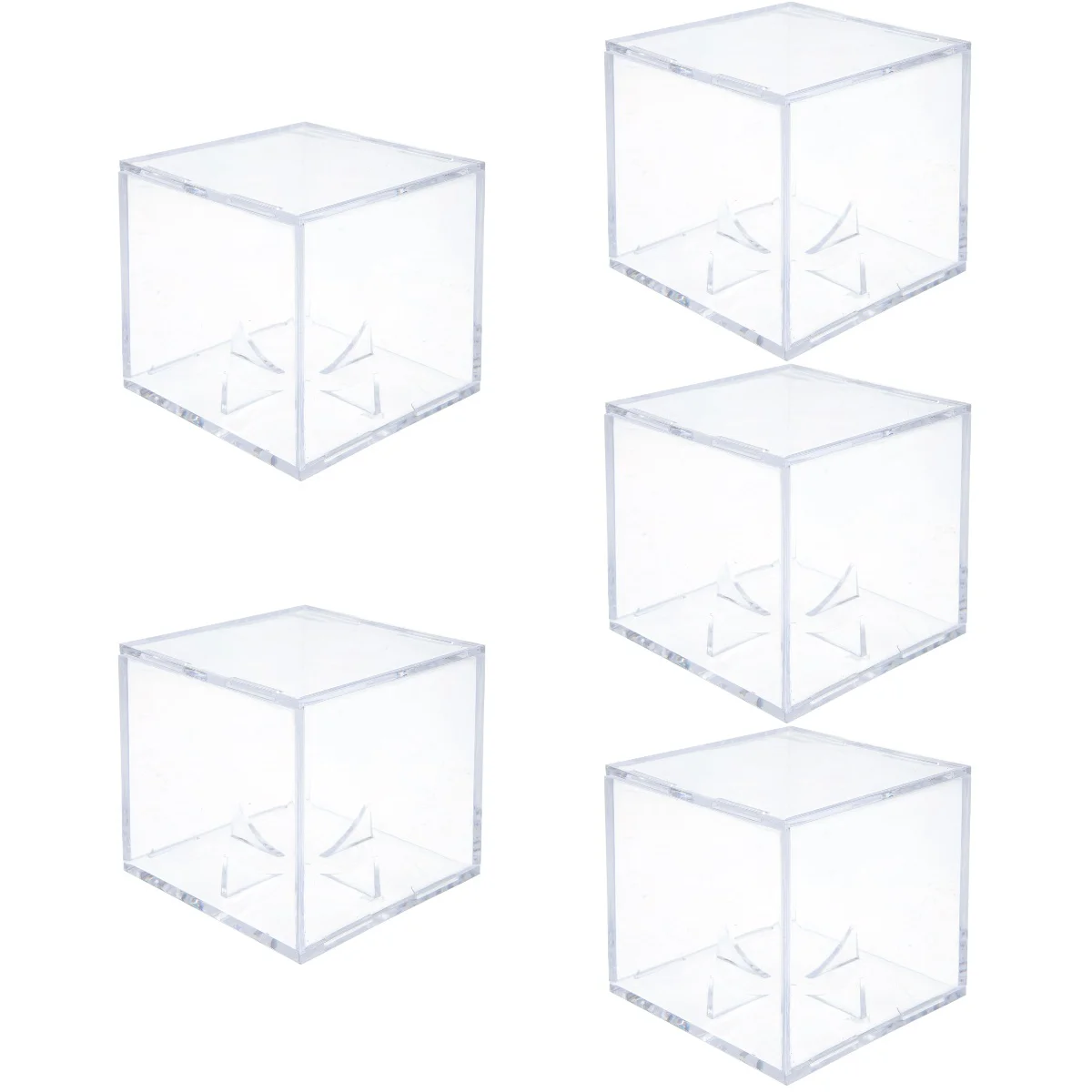 

Baseball Display Caseholder Cube Box Memorabilia Clear Acrylic Showcase Softball Stand Autograph Protector Sportsstorage