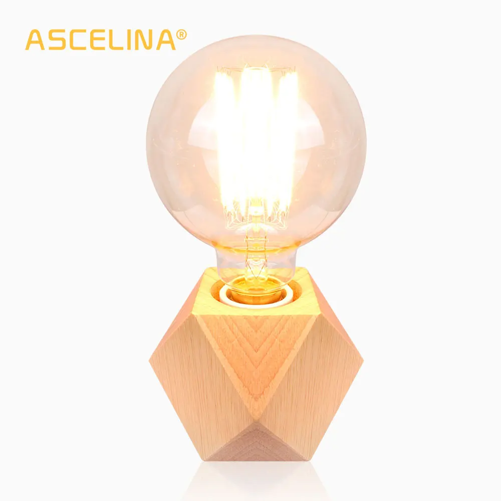 

Wooden Desk Lamp Nordic Table Lamp Wooden Led Desk Light Mini Reading Light Table And Offices Button/Dimmer Switch E27 85-260V
