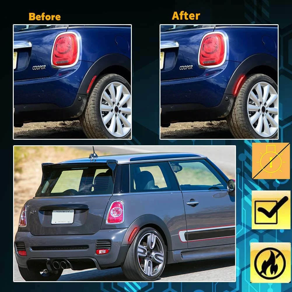 Боковые маркеры для автомобиля боковой индикатор передней лампы поворота Mini Cooper