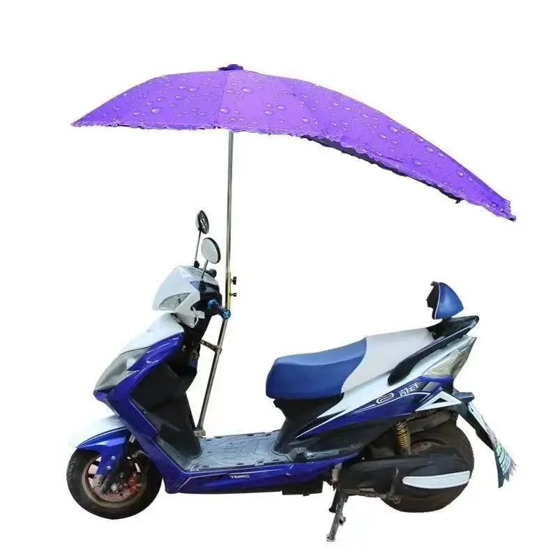 

Electric Car Vinyl Sun Rain (Thickening Sunshade Umbrella Extended Collapsible Umbrellas Stents