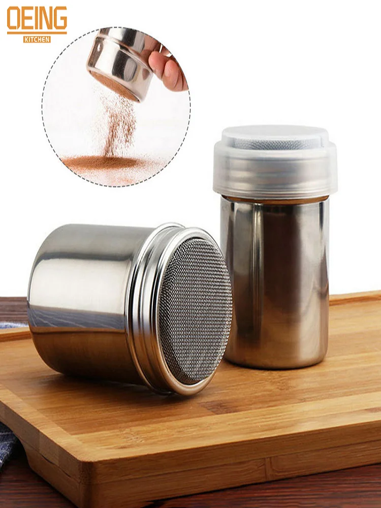 Stainless Steel Chocolate Shaker Cocoa Flour Coffee Icing Sugar Powder Flour Sifter Kitchen Tools