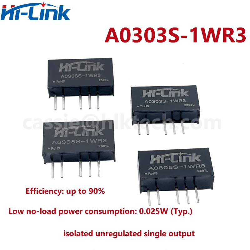 A0303S-1WR3 Hi-Link PCB A0305S-1WR3 DCDC 3 V 1W mA выходной преобразователь умный блок питания Module DC To 9V