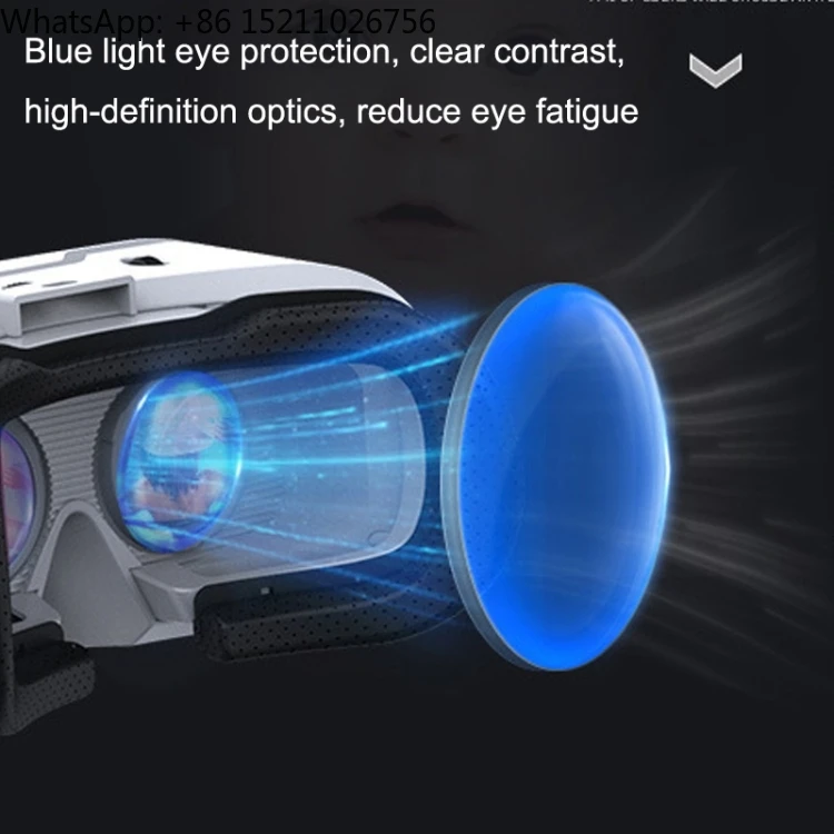 Оптовая цена VR G02EF + B01 Ручка мобильного телефона 3D Виртуальная реальность Игровой