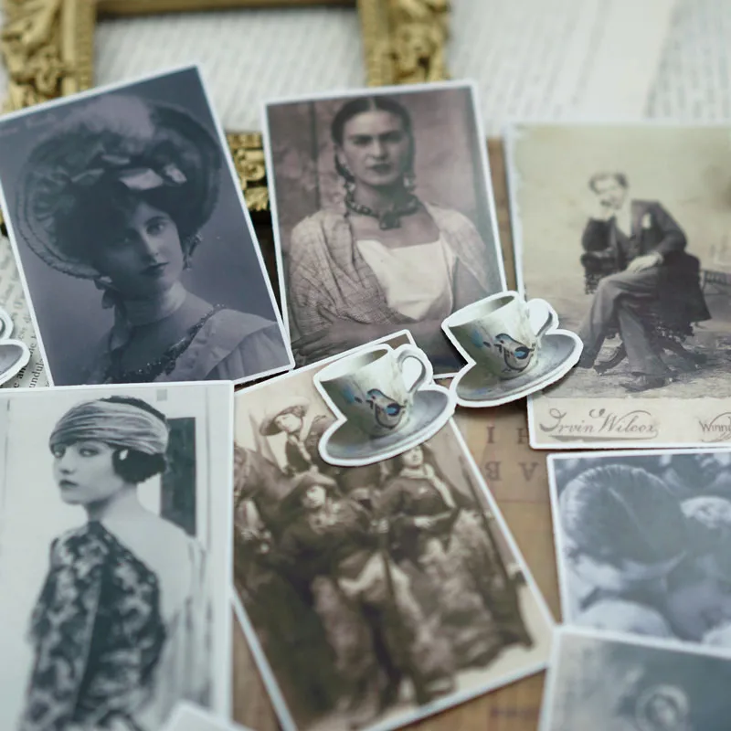 

11 шт., декоративные винтажные фотонаклейки