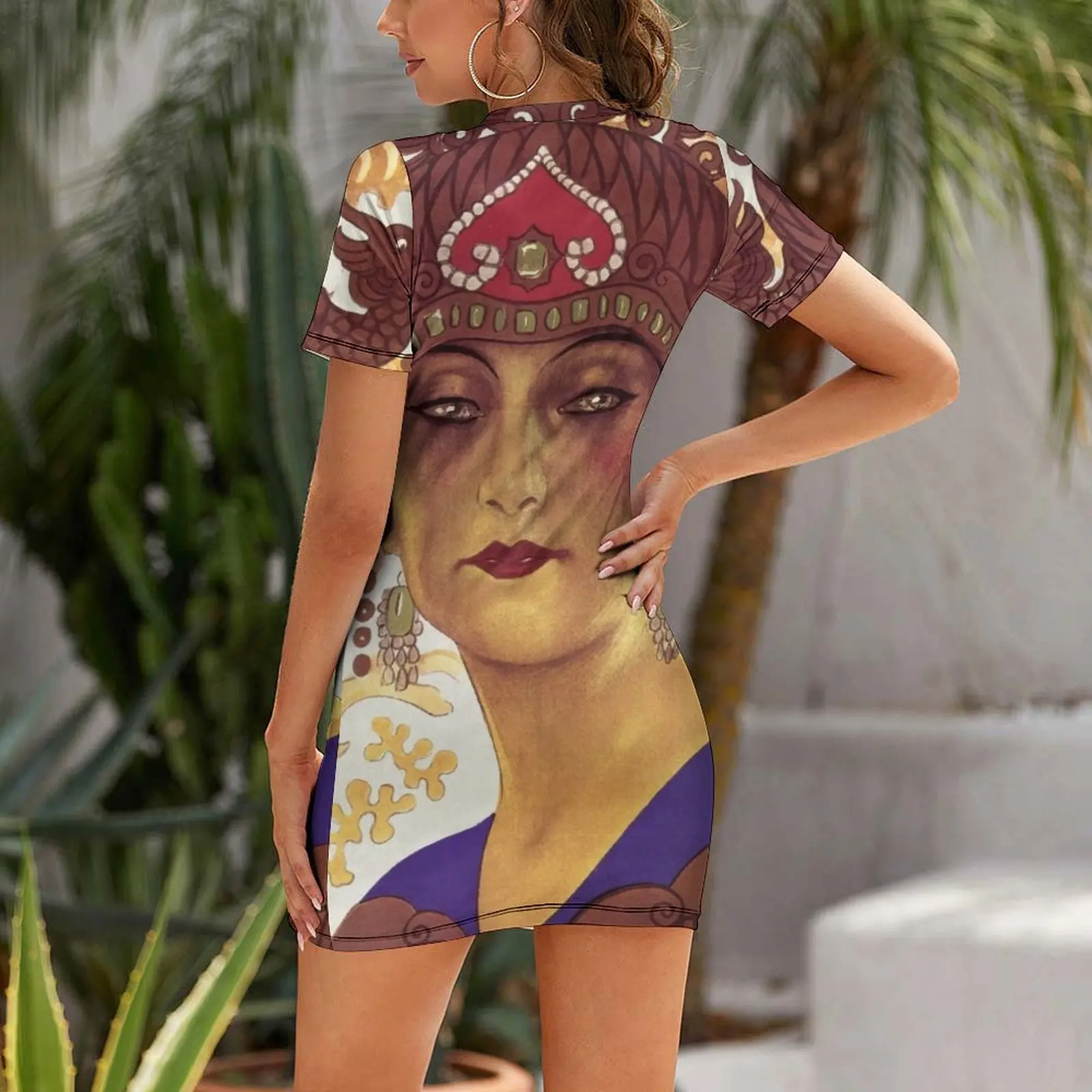 Винтажное платье Turandot с короткими рукавами подружки невесты женское свободное