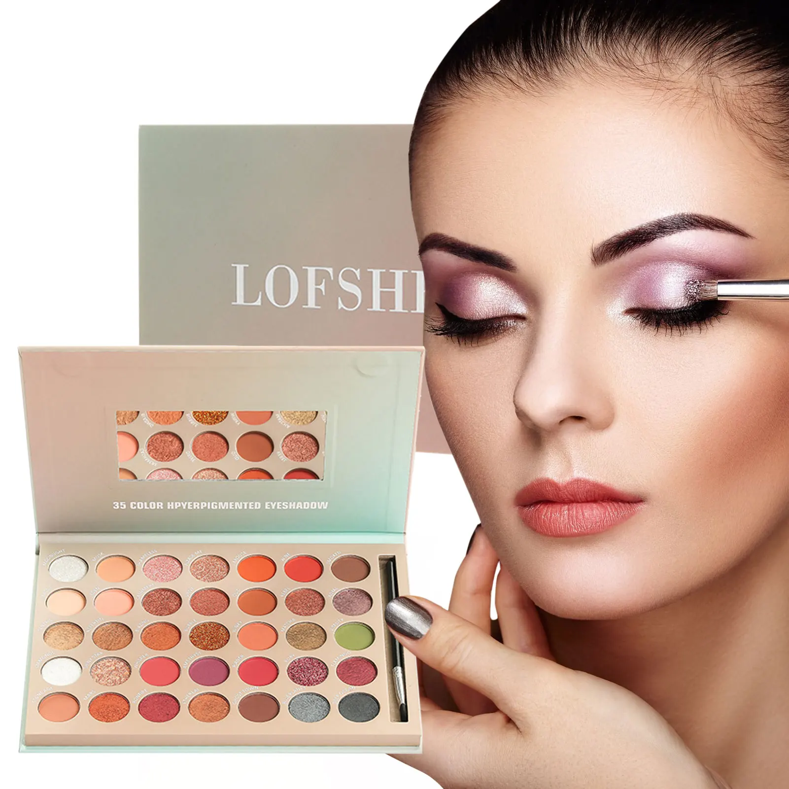 

35 Colors Spotlight Eyeshadow Palette Professional 35 Color Eye Shadow Matte Shimmer Eyeshadow Pallet Cosmetics Gift Eye Makeup