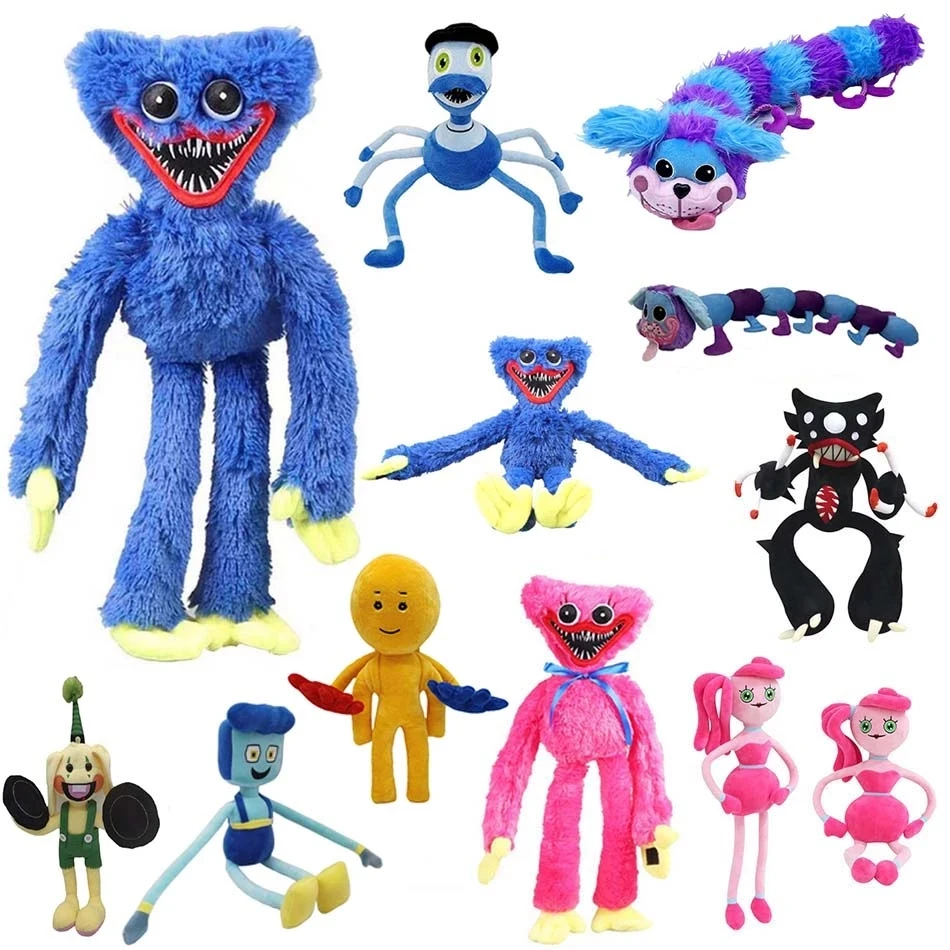 

2022 Hot 40cm Huggy Wuggy Plush Toy Game Plush Toy Stuffed Soft Animals Toys Cute Cartoon Game Dolls Kids Gifts