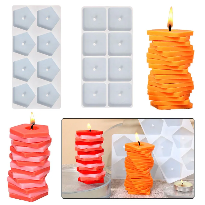 

2023 Newly arrived candle making accessories diy rotating aromatherapy candle silicone mold handmade INS home furnishings