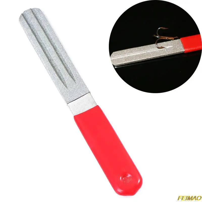 

4"Double-sided Diamond File Sharpener For Fish Hook Fishook Fishing Tool