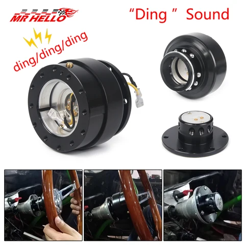 4 Цвета Универсальный быстросъемный адаптер для рулевого колеса Главная комплектация для установки в стиле со звуком