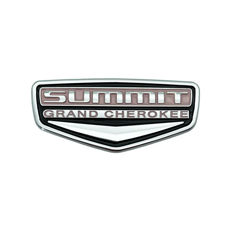 

Автомобильная 3D металлическая наклейка с логотипом вершины, автомобильная боковая крыла, наклейка на багажник для Jeep Grand Cherokee Challenger, ренегад, компас
