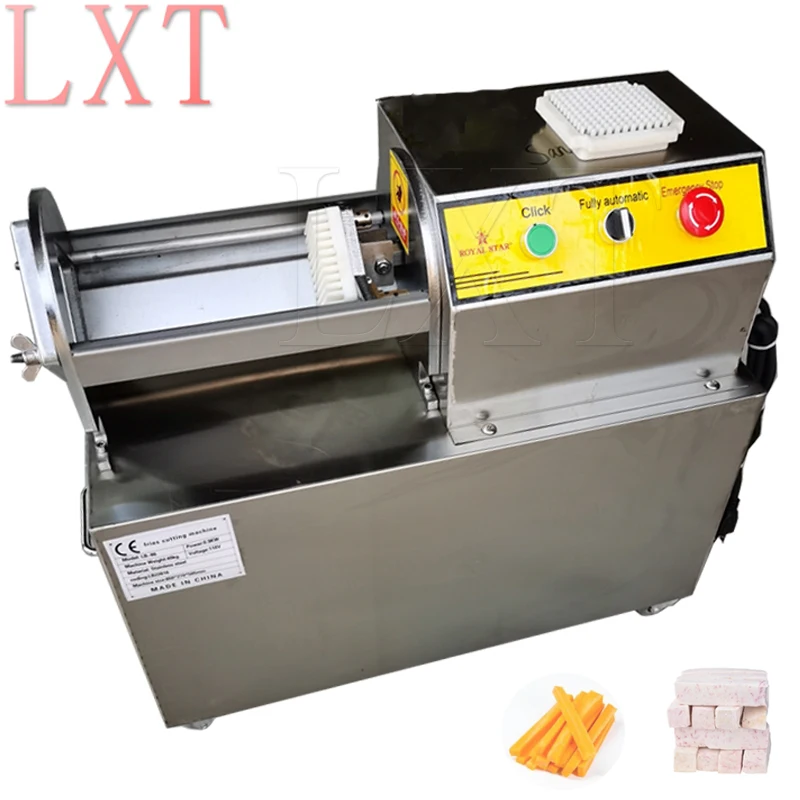 Коммерческая стальная кухонная электрическая машина для резки картофеля фри