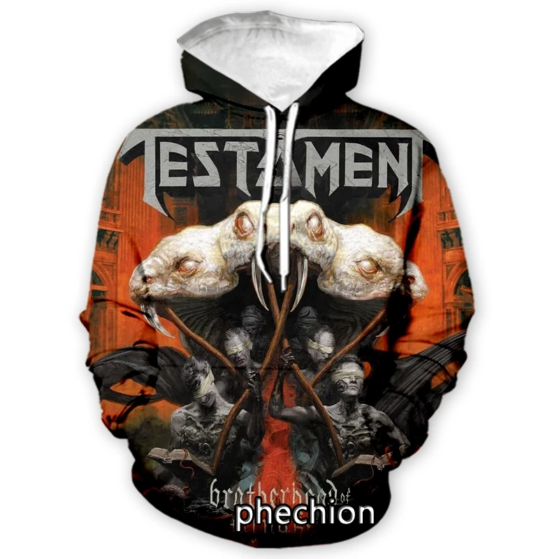 Новый мужской/женский темперамент phechion одежда с 3D принтом рок модная Толстовка