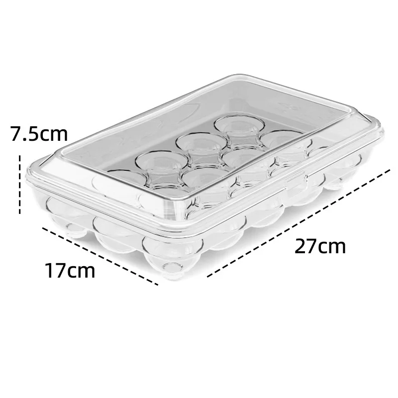 

Пластиковый контейнер для яиц 10/15 секций