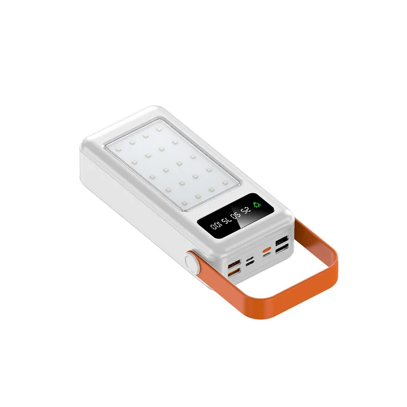 

Popular Outdoor Camping Lantern Large Capacity Power Bank 40000 MA Portable Power Bank with LED Lights