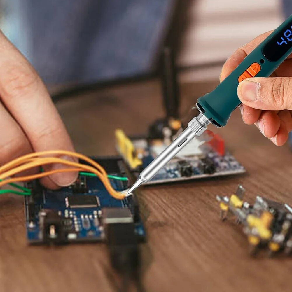 

1 Set Soldering Iron Digita Digital Display Soldering Pen Welder Supplies 120W Adjustable Constant Temperature