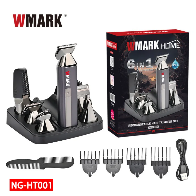 Триммер для волос WMARK NG-HT001 6 в 1 10 Вт 7000 об/мин