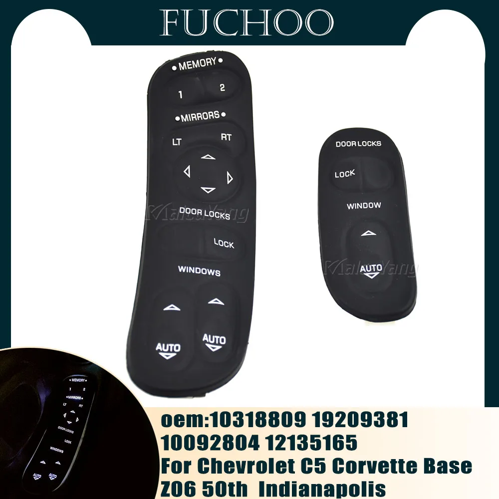 

Car Accessories For Chevrolet C5 Corvette Base Z06 50th Indianapolis Electric Power Master Window Switch 10092804 12135165