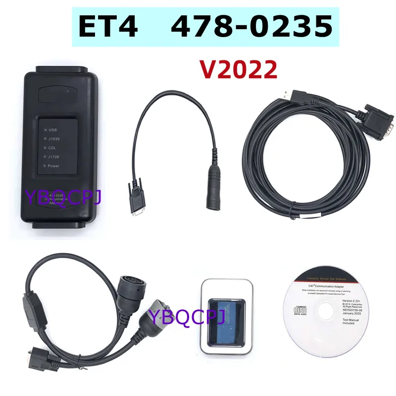 

ET4 Adapter 478-0235 USB Version for cat ET 4 Truck Diagnostic Tool With ET 3 for cat et3 2019 KEYGEN plus 14pin cable