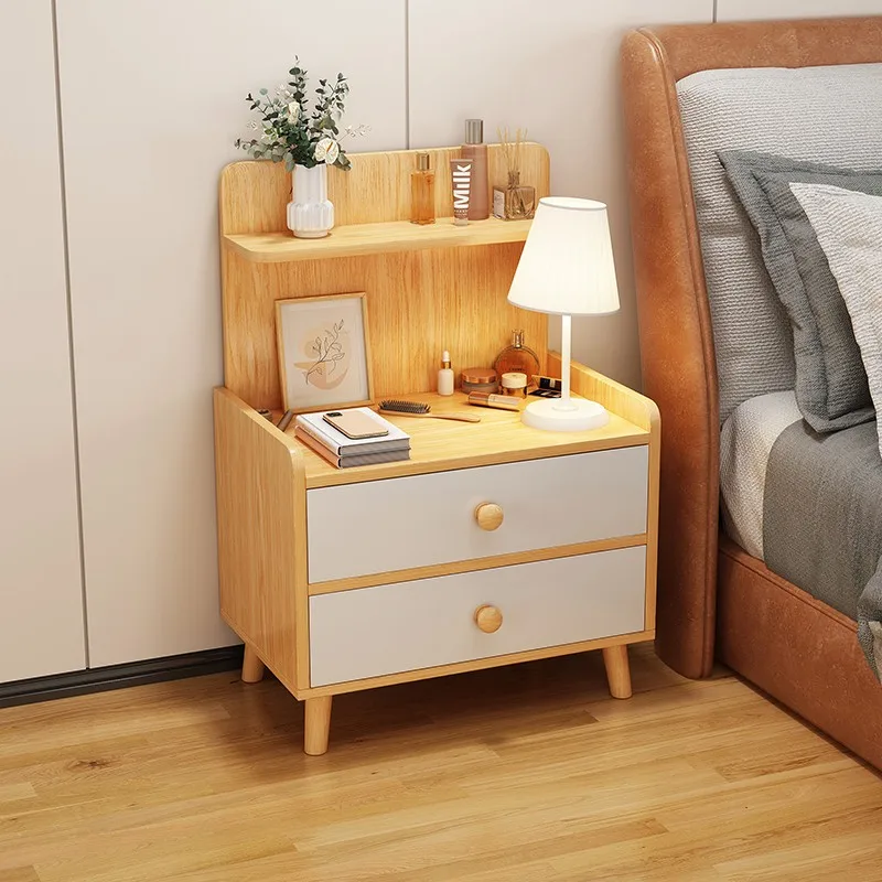 

Furniture Storage Nightstands Bedroom Filing Organizer Bedside Table Wooden Small With Drawers Comodini Home Furniture XY50BT