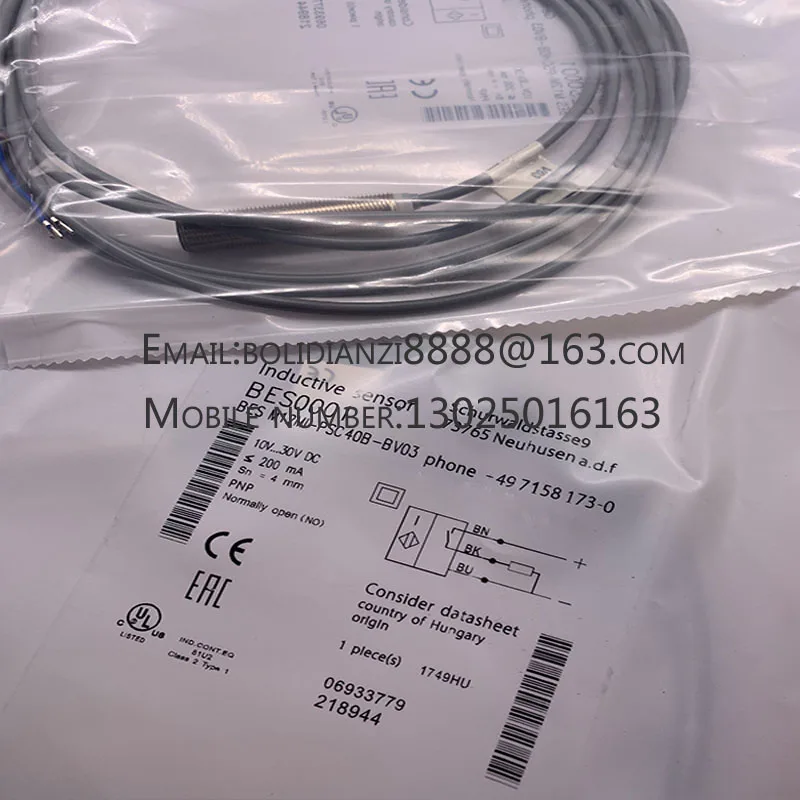 Новый датчик приближения BES0001 BES M12MI-PSC40B-BV03