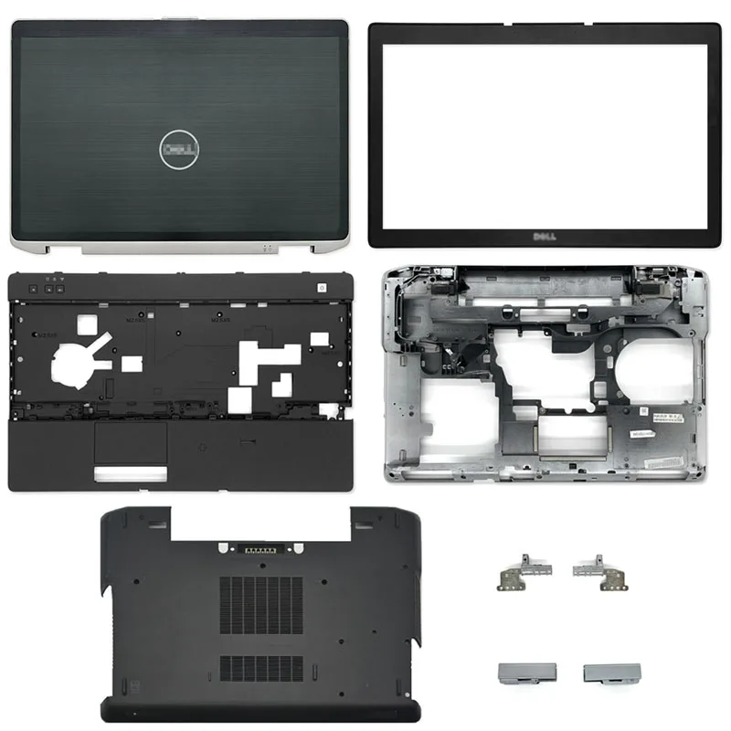 

NEW For Dell Latitude E6520 LCD Back Cover Front Bezel Hinges Palmrest Bottom Base Case Bottom Door Cover Hinge Cover 0VGCFJ