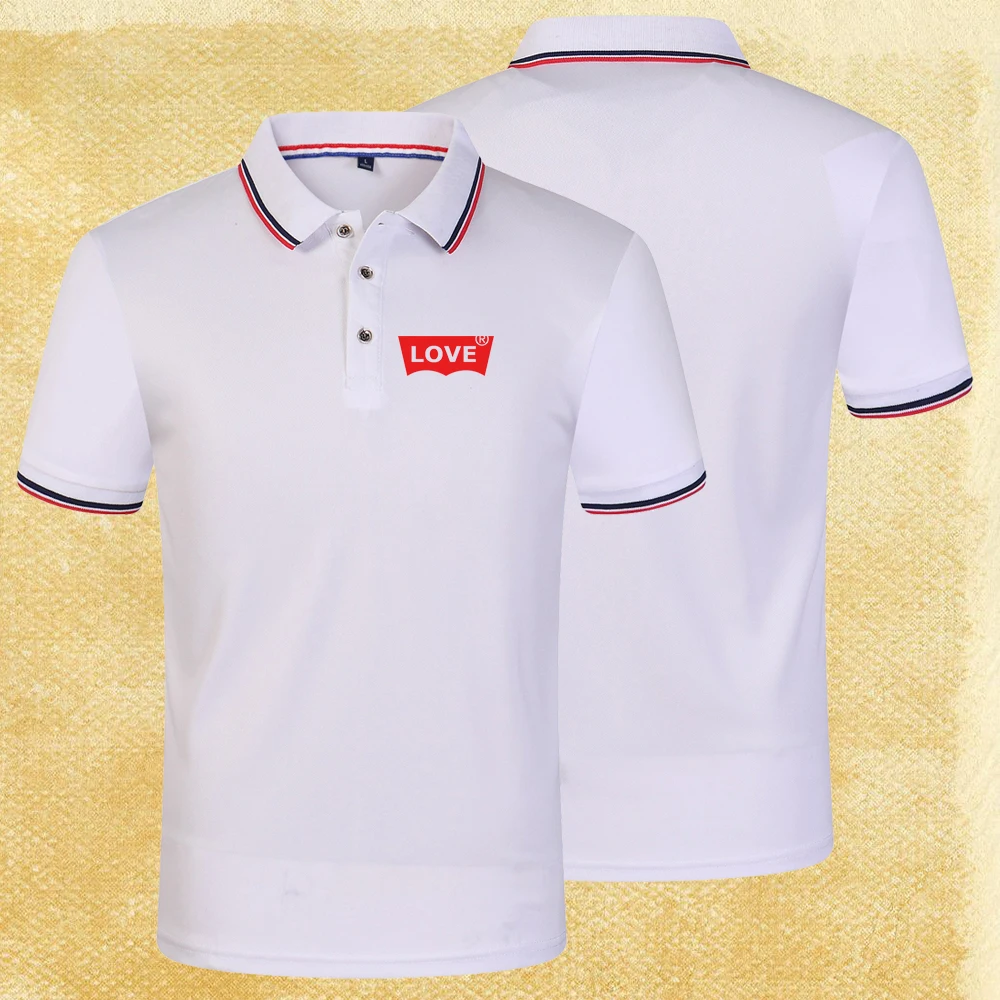 

Summer New Men's Lapel Short-sleeved T-shirt Trend Korean Version Ice Silk Polo Shirt Solid Color Collar Half-sleeved