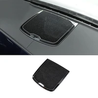 black stainless car center dashboard speaker cover trim speakers stereo decorate covers for bmw x3 x4 g01 g02 18 21