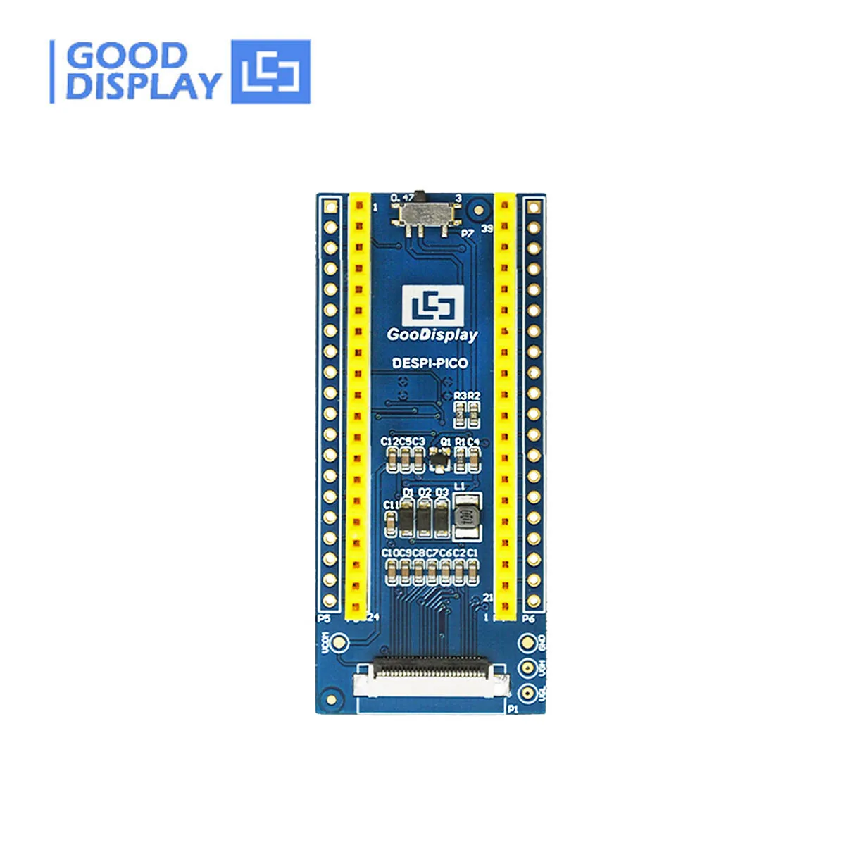 

Raspberry Pi E-Paper HAT For Connecting SPI E-Ink Display, DESPI-PICO