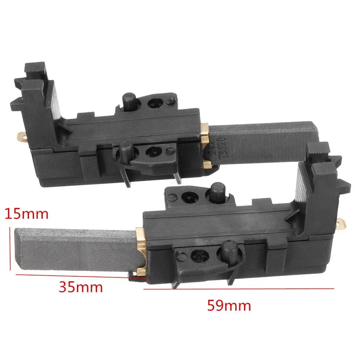 2 шт. угольная щетка для двигателя стиральной машины Whirlpool Hoover Candy Indesit Ceset