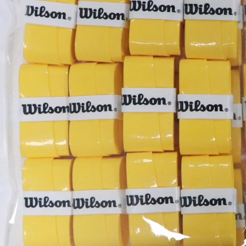 

Wilson Overgrip Absorb Sweat Racket Anti-slip Tennis Badminton Racket Anti-slip Racquet Tape Grips 5mm Thickness Badminton Wrap