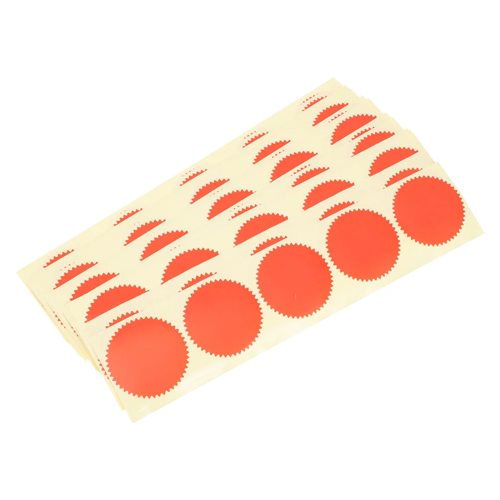

100 Pcs Color Dot Stickers Gift Packaging Labels Adhesive Seal Colored Envelope Round Embossed Stamp Foil