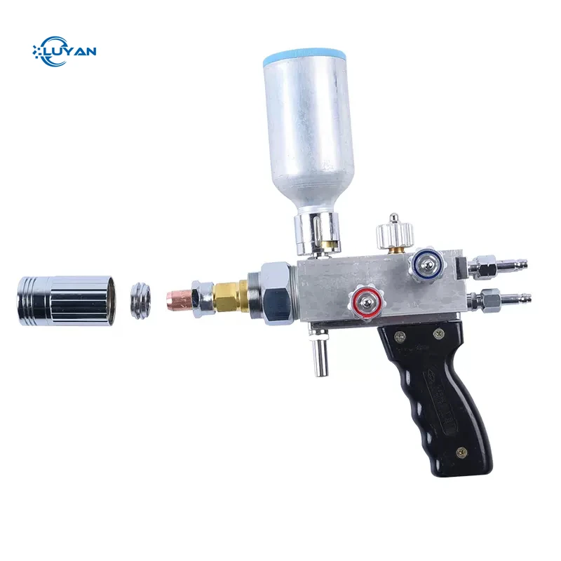 Электрический пистолет-распылитель краски 220 В, краскопульт высокого давления для электростатического порошкового покрытия