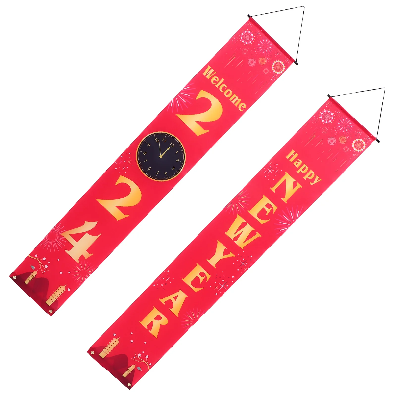 

Door Hanging Decoration Creative Signs New Year Home Porch Couplet Decorations Banner 2024 Banners Outdoor Flags