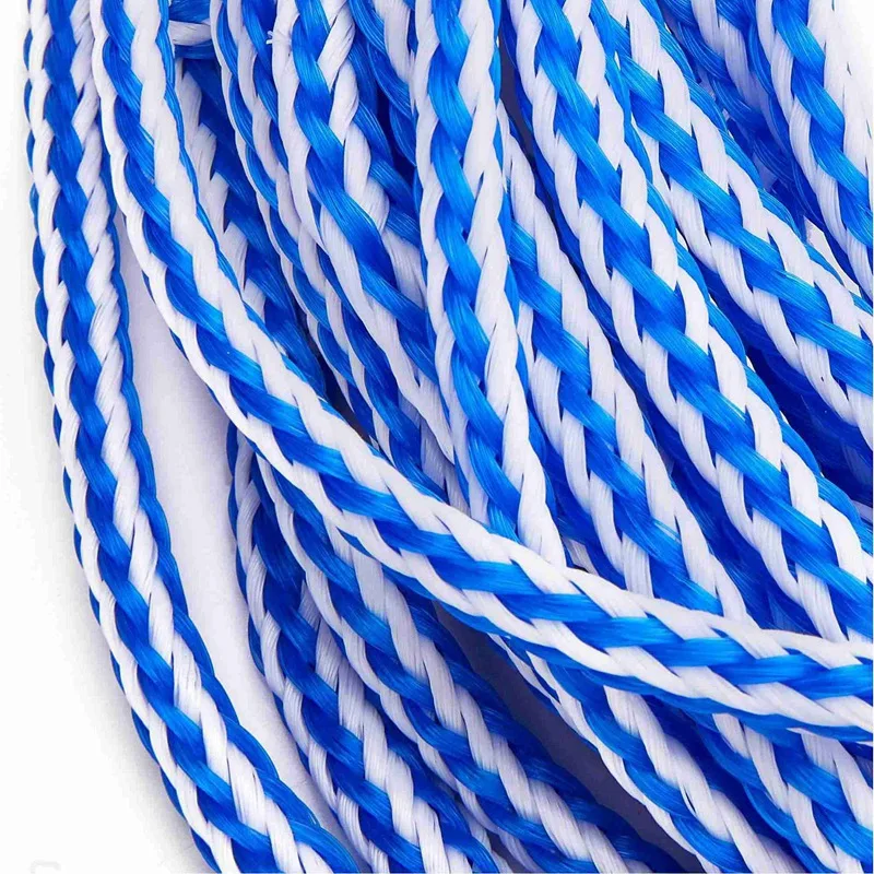 Сверхмощный буксировочный трос Moocy для водных лыж 1-3 наездника 3 секции 40 футов + 10