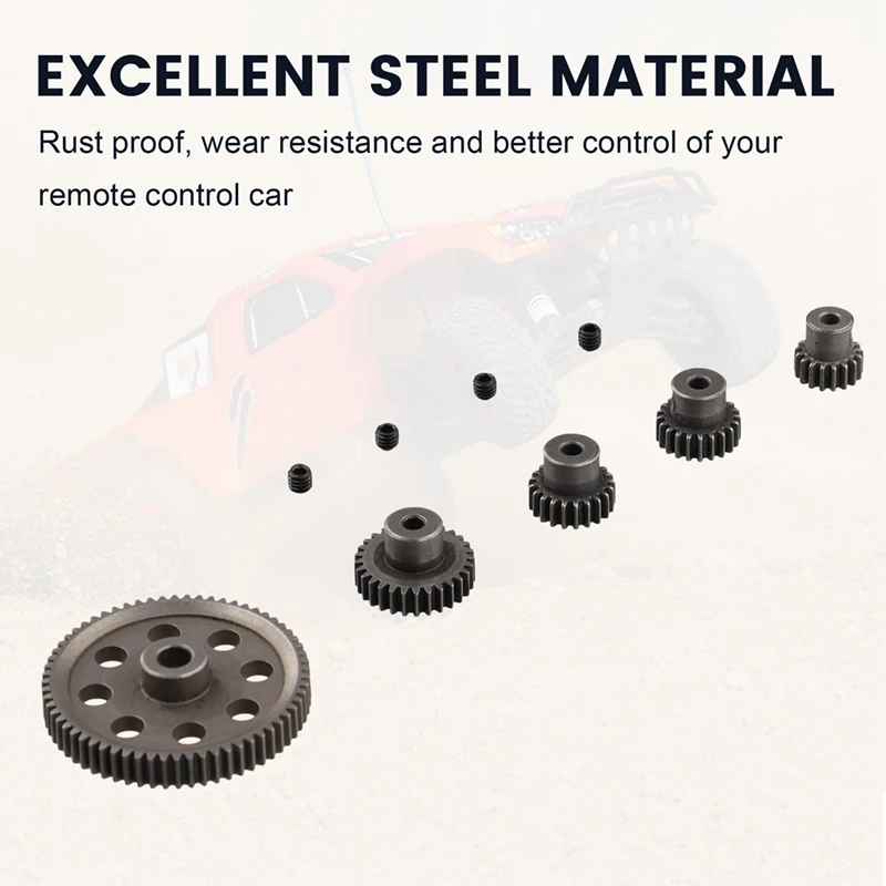 HSP 10 11184 стальная металлическая пряжа различная основная Шестерня 17T/21T/23T/26T/29T/64T