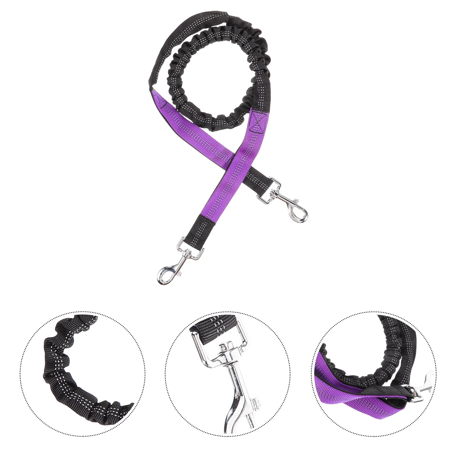 

Pet Leash Kitten Dog Rope Training Puppies Around The Waist Set LED Metal Dogs Night Run Chain Medium