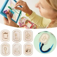 1 pc new embroidery floss organizer creative cartoon diy crafts handmade cross stitch thread holder household sewing accessories