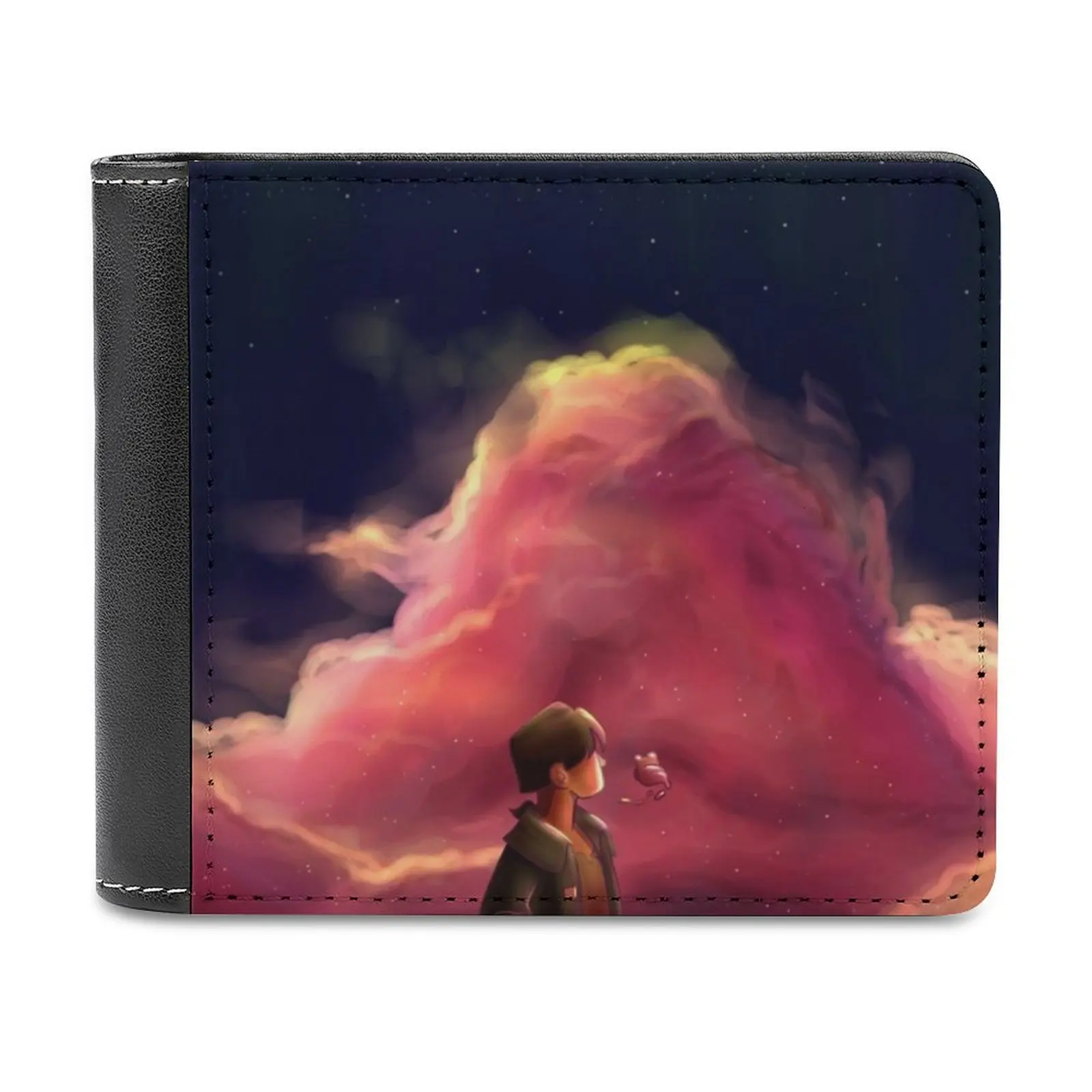 

Treasure Planet Classic Style Wallet Pattern Wallets Men Fashion High Quality Purse Treasure Planet Jim Hawkins Morph Treasure