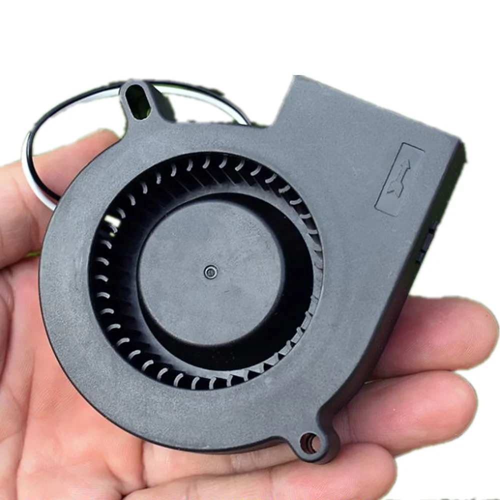 Бесщеточный вентилятор постоянного тока черный Шестеренчатый Вентилятор 7525