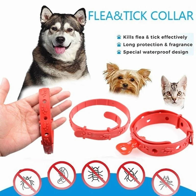 

Summer Pet Mosquito Repellent Collar Dogs Cats for 1-Year Effective Anti Fleas & Ticks & Mosquitoes Pet Collar