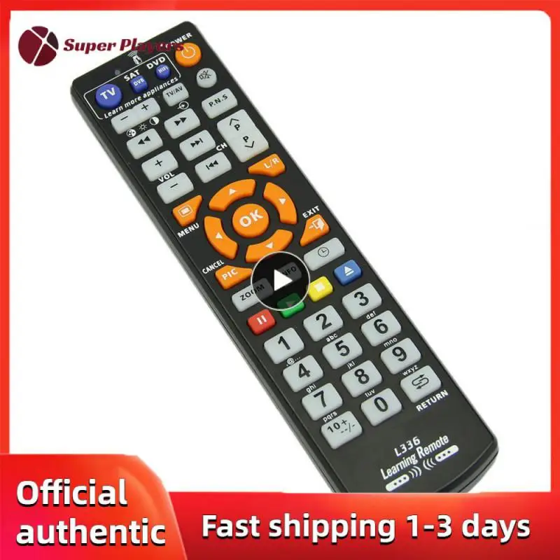 

Convenient Tv Remote Multifunction High Quality Learning Remote Control Reliable Dvd Remote Control Tv Accessories Friendly User