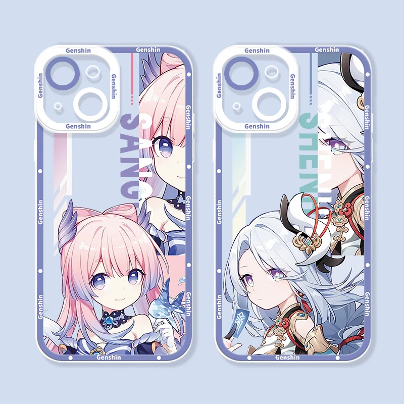 

Genshin Impact Silicone Case for Xiaomi Mi 13 12 12T 11T Pro 11 Ultra 10 Lite 10T POCO X5 X4 X3 NFC F5 F3 F4 GT M4 Clear Cover