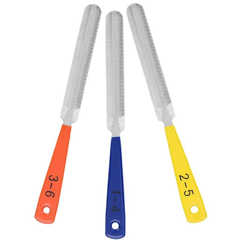 

3pcs Nut Slotting File Mandolin Nut File Banjo Guitar String Instrument Nut File