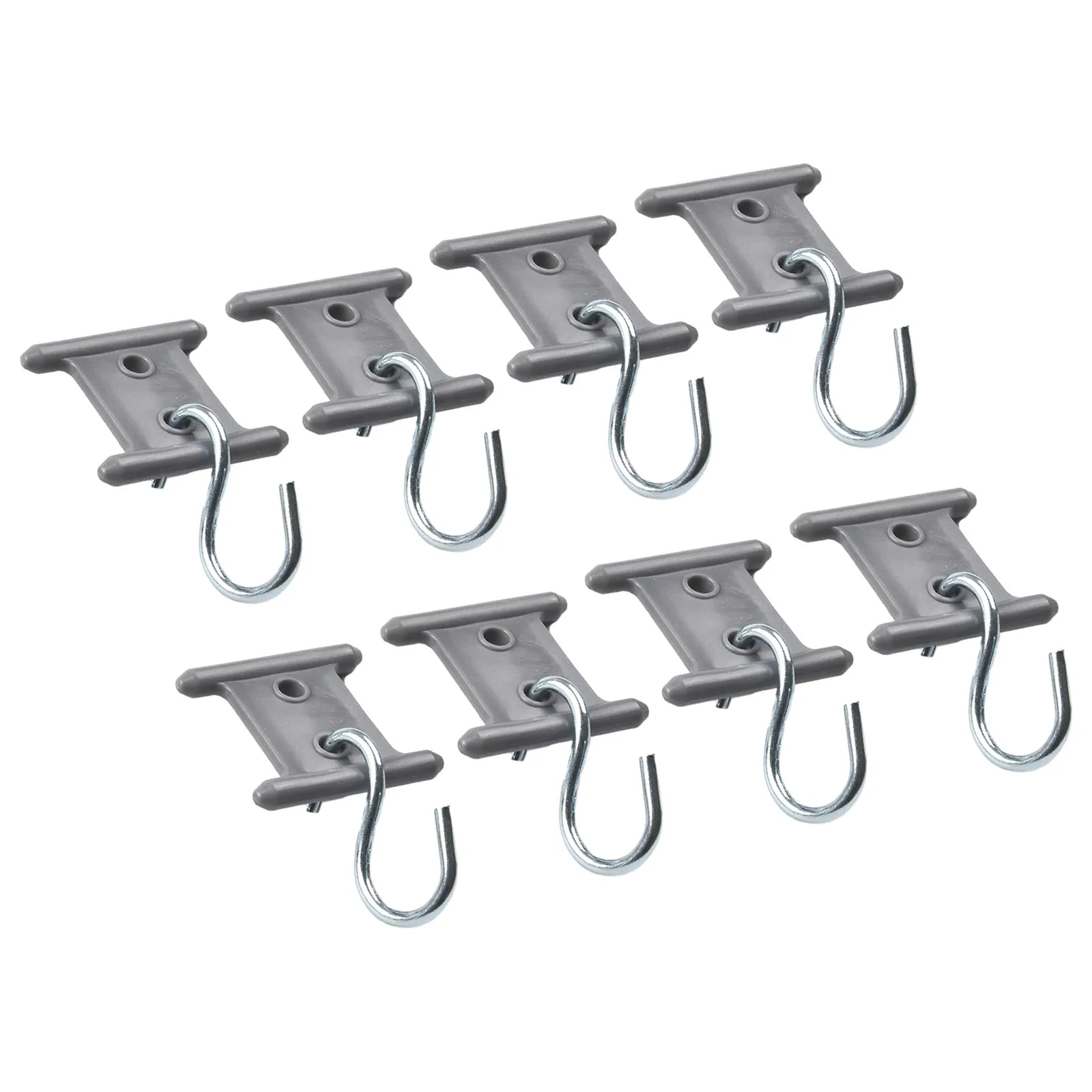 

8 Set Durable Hats Scarves Umbrellas Bathrobes S Hook Hook Rack Hook Rack With Holes Useful High Quality Outdoor