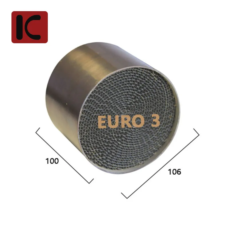 

1 PCS Auto Parts Universal Honeycomb Exhaust Filter Ceramic Metal Carrier EURO 3 OR 4 106*100MM Three Way Catalytic