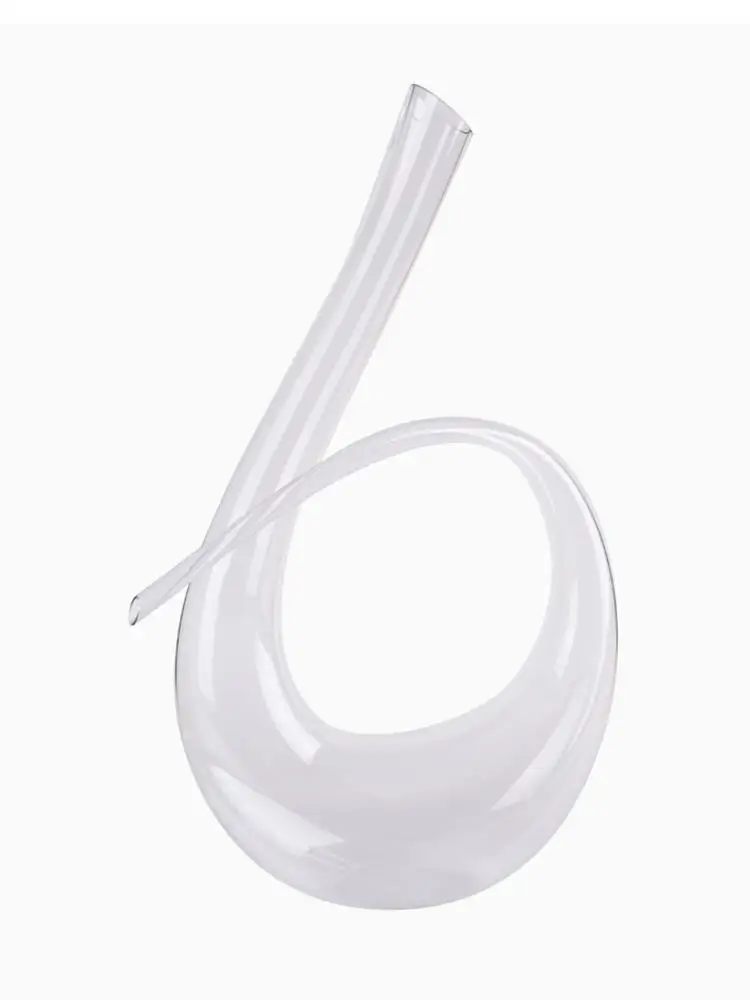 Wine Decanter Lead-free Crystal Glass Home Bars Champagne Pourer Snail Shaped Brandy Bottle Container