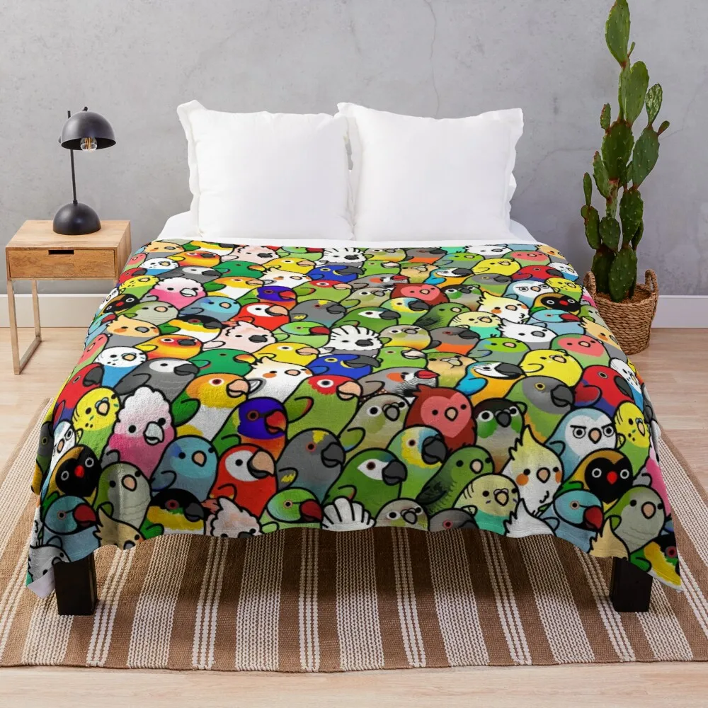 

Everybirdy Pattern Throw Blanket Heavy Blanket