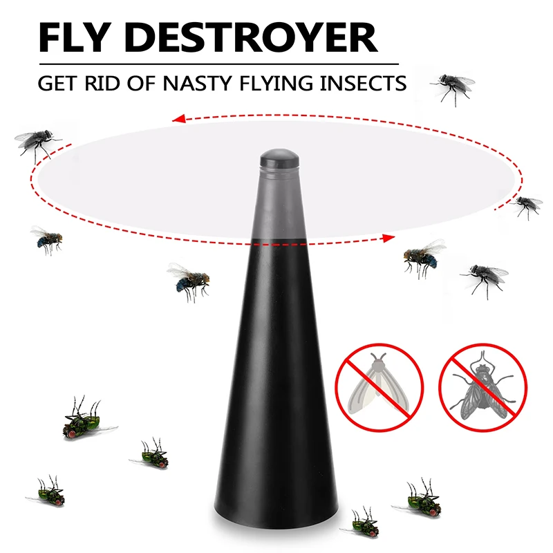 

Destroyer Pest Repellent Table Fan AndFly Repellent Fan Outdoor Kitchen Food Protector Fly Support USB And Battery Power Supply